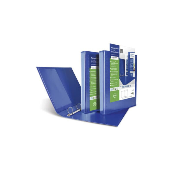 RACCOGLITORE NETTUNO TI 17 4D - PERSONALIZZABILE - DORSO 3 CM - 22X30 CM - A4 - BLU - SEI ROTA