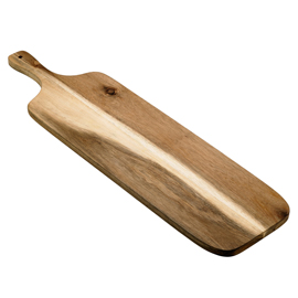 TAGLIERE CON MANICO - 75 X 20 X 1,6 CM - LEGNO DI ACACIA - LEONE 96611