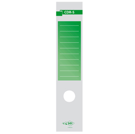 COPRIDORSO REGISTRATORE 10PZ. SEI CDR VERDE 25325