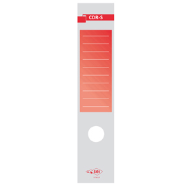 COPRIDORSO REGISTRATORE 10PZ. SEI CDR ROSSO 25328