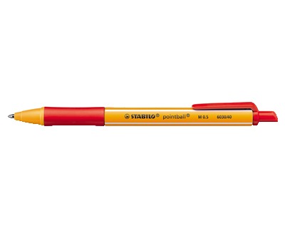 PENNA POINTBALL M ROSSO  STABILO 77142