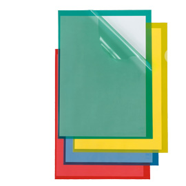 CARTELLA ""L"" PPL 23,2X32,2 ANTIRIFLESSO COLORATE POLI 150 CF. 25 SEI" 71937"