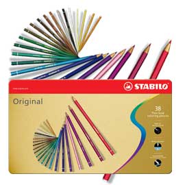 PASTELLO ACQUERELLAB STABILO 38PZ CONF. METALLO 36757