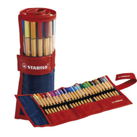 ROTOLO STABILO POINT 88 25PZ.+astuccio 49979