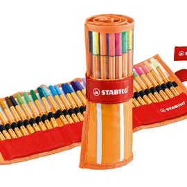 ROTOLO STABILO POINT 88 30PZ.+astuccio 73386