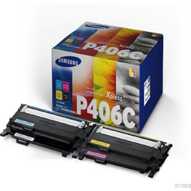 TONER SAMSUNG BK-C-M-Y P406C CLP-360 CLP-365 CLX-3300 SAMSU375A
