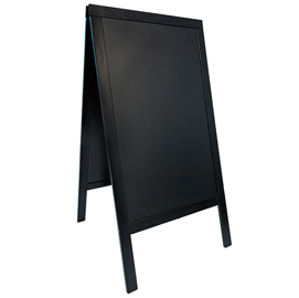 LAVAGNA A CAVALLETTO - NERO - 54,5X85X44 CM - SECURIT 86927
