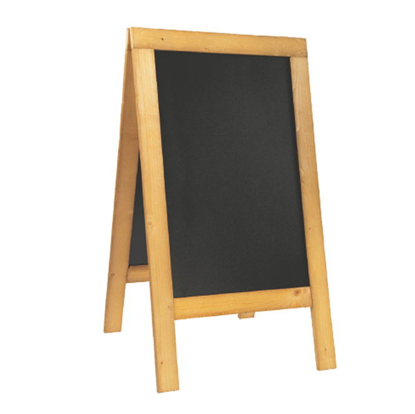 Lavagna Nature 131x72,7x72cm legno naturale SANDWICH Securit 90141