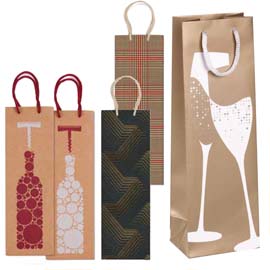SHOPPER PORTABOTTIGLIE FANTASIA A 4 COLORI 37X12X9CM SADOCH 100019