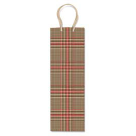 SHOPPER PORTABOTTIGLIE FANTASIA SCOZZESE 37X12X9CM SADOCH 100018