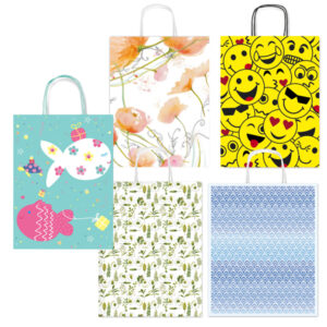 SHOPPERS - CON MANICI - 16X218X8 CM - FANTASIE ASSORTITE - REX SADOCH 89464