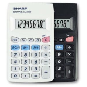 CALCOLATRICE SHARP TASCABILE 8CIFRE SHAEL233SB