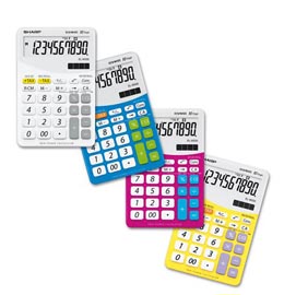 CALCOLATRICE SHARP EL-M332 10 CIFRE BIANCO SHAELM332BWH