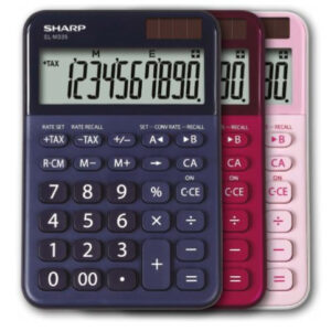 CALCOLATRICE SHARP EL-M335 10 CIFRE NERO SHAELM335BBL