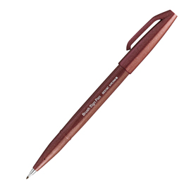 PENNARELLO SIGN PEN - MARRONE - PENTEL 94278