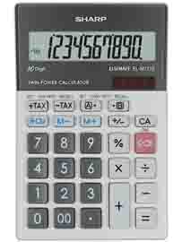 SHARP - CALCOLATRICE - DA TAVOLO ELM711GGY, 10CIFRE SHAELM711GGY