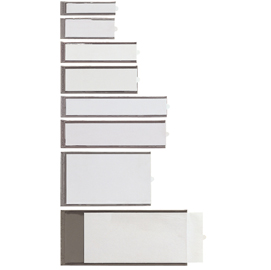 BUSTA PORTAETICHETTE IES B2 24X88 8PZ. SEI 25193