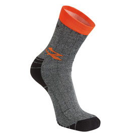 CALZE CORTE GIADY - TAGLIA UNICA - GRIGIO/ARANCIO - U-POWER - CONF. 2 PEZZI 98106