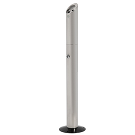 PORTACENERE DA TERRA - PER ESTERNO - DIAMETRO 18 CM - ALTEZZA 90 CM - INOX - STUDIO T 61268