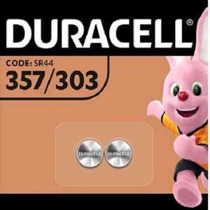 PILA A BOTTONE OSSIDO DARGENTO 1.5V D357-303 CF.2 DURACELL