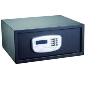 CASSAFORTE DI SICUREZZA - SERRATURA ELETTRONICA - 43,2X37X19,5 CM - 10,5 KG - NERO - ITERNET 91010