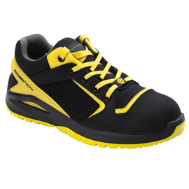 CALZATURA DI SICUREZZA OLIMPYA - S1P - NUMERO 38 - NERO/GIALLO - ROSSINI 97293