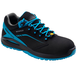 CALZATURA DI SICUREZZA STREIF LOW - S3 - NUMERO 38 - NERO/AZZURRO OTTANIO - ROSSINI 97225