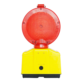 LAMPEGGIANTE STRADALE DOUBLE BLINK ROAD - LED - GIALLO FLUO/ROSSO - VELAMP 97874