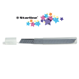 LAME DI RICAMBIO - 9 MM - UNIVERSALI - PER CUTTER - STARLINE - BLISTER 10 LAME STL6702