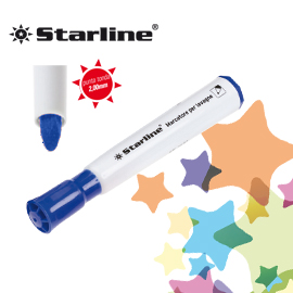 MARCATORE PER LAVAGNE CANCELLABILI STARLINE - PUNTA TONDA 2,0MM - BLU - STARLINE STL1650