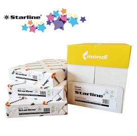 CARTA BIANCA STARLINE - A4 - 80 GR - BIANCO - STARLINE - RISMA 500 FOGLI - IN MINI PALLET DA 50 RISME STL2003