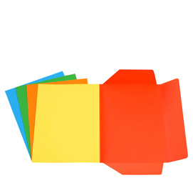 CARTELLINE 3 LEMBI - 200 GR - 25X34,5 CM - MIX 5 COLORI - STARLINE - CONF. 25 PEZZI STL6111