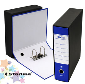 REGISTRATORE STARBOX - DORSO 8 CM - PROTOCOLLO 23X33 CM - BLU - STARLINE STL4000S