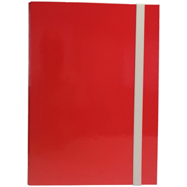CARTELLA C-ELASTICO DORSO 3CM ROSSO STARLINE STL5030