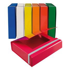CARTELLA C-ELASTICO ROSSO  DORSO 5 CM STARLINE STL5040