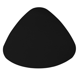 SOTTOPIATTO SAGOMATO TALK 43XH35CM NERO STILCASA 101475