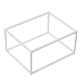 STAND BUFFET GN 1/2 - 32,5 X 26,5 X 16 CM - METALLO - BIANCO - LEONE 100577