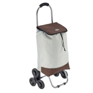 TROLLEY SPESA TRIO - 25 L - BEUGE - KING COLLECTION 91482