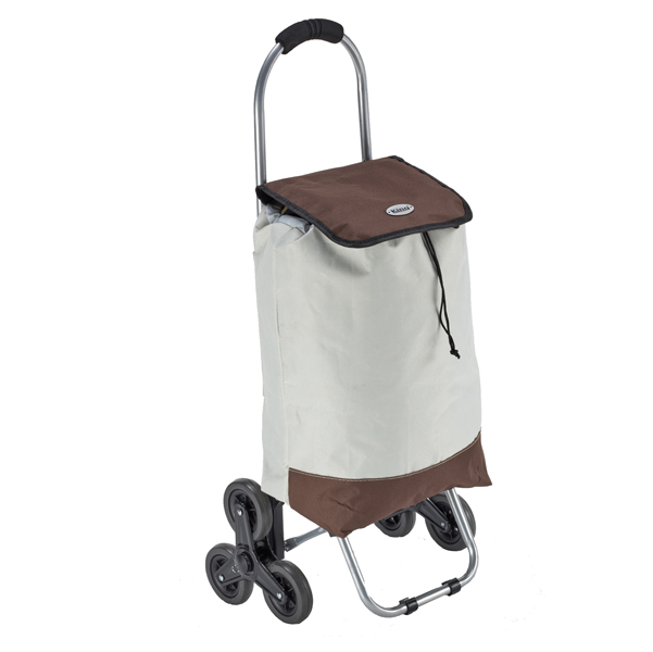 TROLLEY SPESA TRIO - 25 L - BEUGE - KING COLLECTION 91482