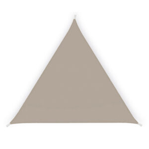 TENDA A VELA TRIANGOLARE OMBREGGIANTE - 3,6 X 3,6 X 3,6 MT - TORTORA - GARDEN FRIEND 91712