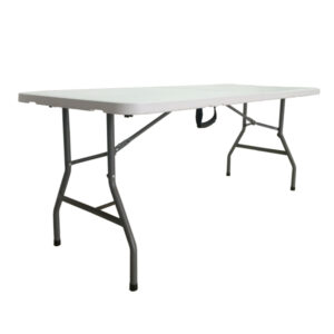 TAVOLO PIEGHEVOLE - IN HDPE - 74 X 76 X 183 CM - BIANCO - GARDEN FRIEND 91684