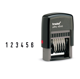 TIMBRO NUMERATORE AUTOINK 6COL. 4MM 4846 45315