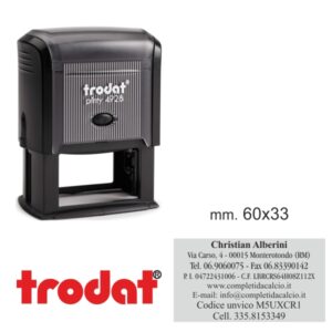 TIMBRO AUTOINK PRINTY 4928 33X60MM TRODAT