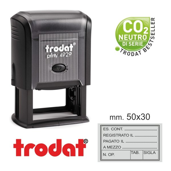 TIMBRO AUTOINK PRINTY 4929 50x30mm TRODAT 66455