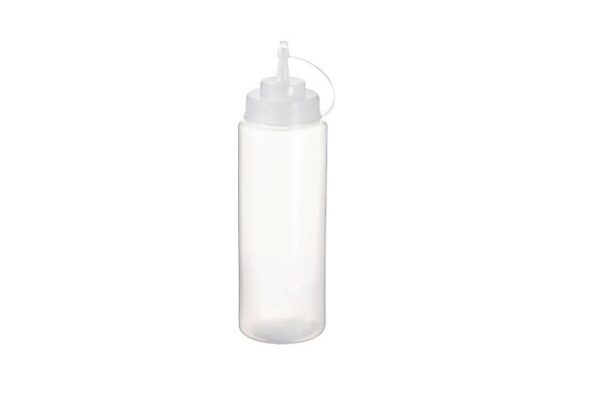 SQUEEZE BOTTLE - PER SALSE - 500 ML - TRASPARENTE - LEONE 96595