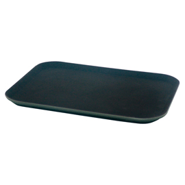 VASSOIO RETTANGOLARE ANTISCIVOLO - 25 X 35 CM - PP - NERO - LEONE 100572