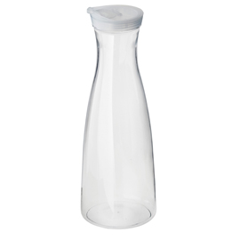 CARAFFA CON TAPPO - 1L - METACRILATO - TRASPARENTE - LEONE 101390