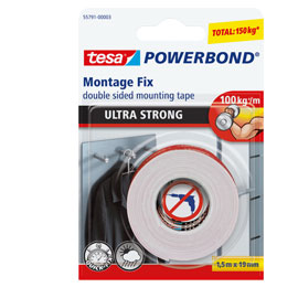 NASTRO BIADESIVO 19X1,5 MT. POWERBOND TESA 71959