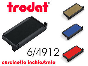 TAMPONE BLU RICAMBIO 6-4912 TRODAT  SHINY 823-853 COLOP30 83422