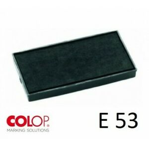 TAMPONE NERO RICAMBIO COLOP E53